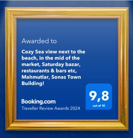 Apartament Cozy Sea View Next To The Beach, In The Mid Of The Market, Saturday Bazar, Restaurants & Bars Etc, Alanya Mahmutlar! Zewnętrze zdjęcie